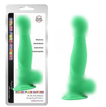 Зелений фалоїмітатор нео на присоску Daryl.D, фото 1