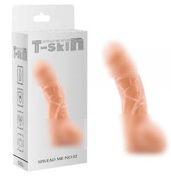 Фалоїмітатор із венами тілесного кольору Spread Me No.02, фото 1