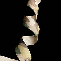Лента окантовочная (обшивка) 25 мм нейлон (полиамид) цвет мультикам