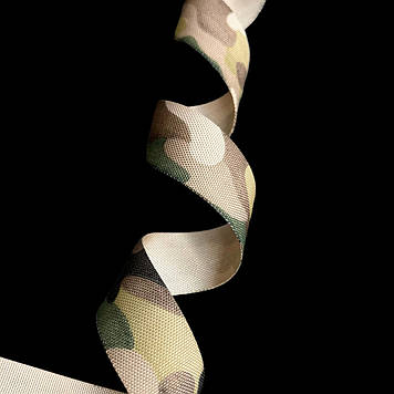 Стрічка стропа окантовна (обшивка) 25 мм  нейлон (поліамід) колір мультикам