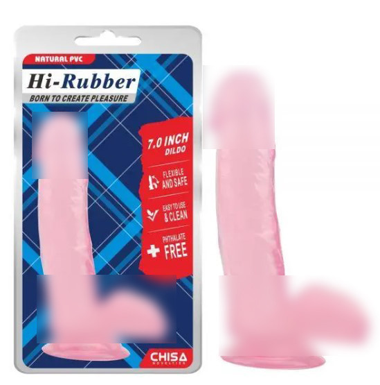 Рожевий фалоїмітатор на присоску 7.0 Inch Dildo