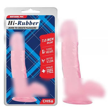 Рожевий фалоїмітатор на присоску 7.0 Inch Dildo, фото 1