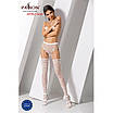 Еротичні колготки білі passion S003 Talla, фото 2