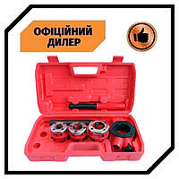 Набор плашек INTERTOOL SD-8003 клупи 3 шт. для нарезки резьбы 1/2"; 3/4"; 1" TSH TSH