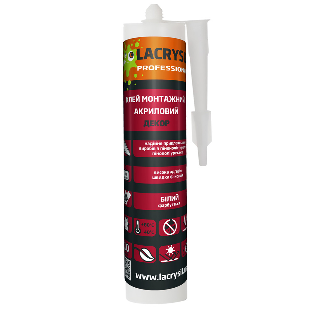 LACRYSIL Клей акриловий для декору білий 440г