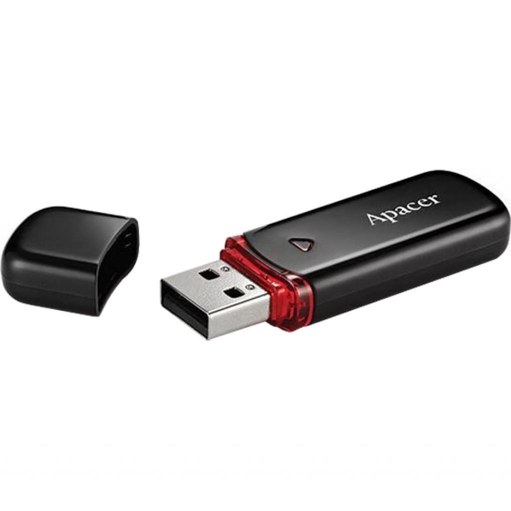 USB флеш накопичувач Apacer AH333 16GB Black (AP16GAH333B-1)