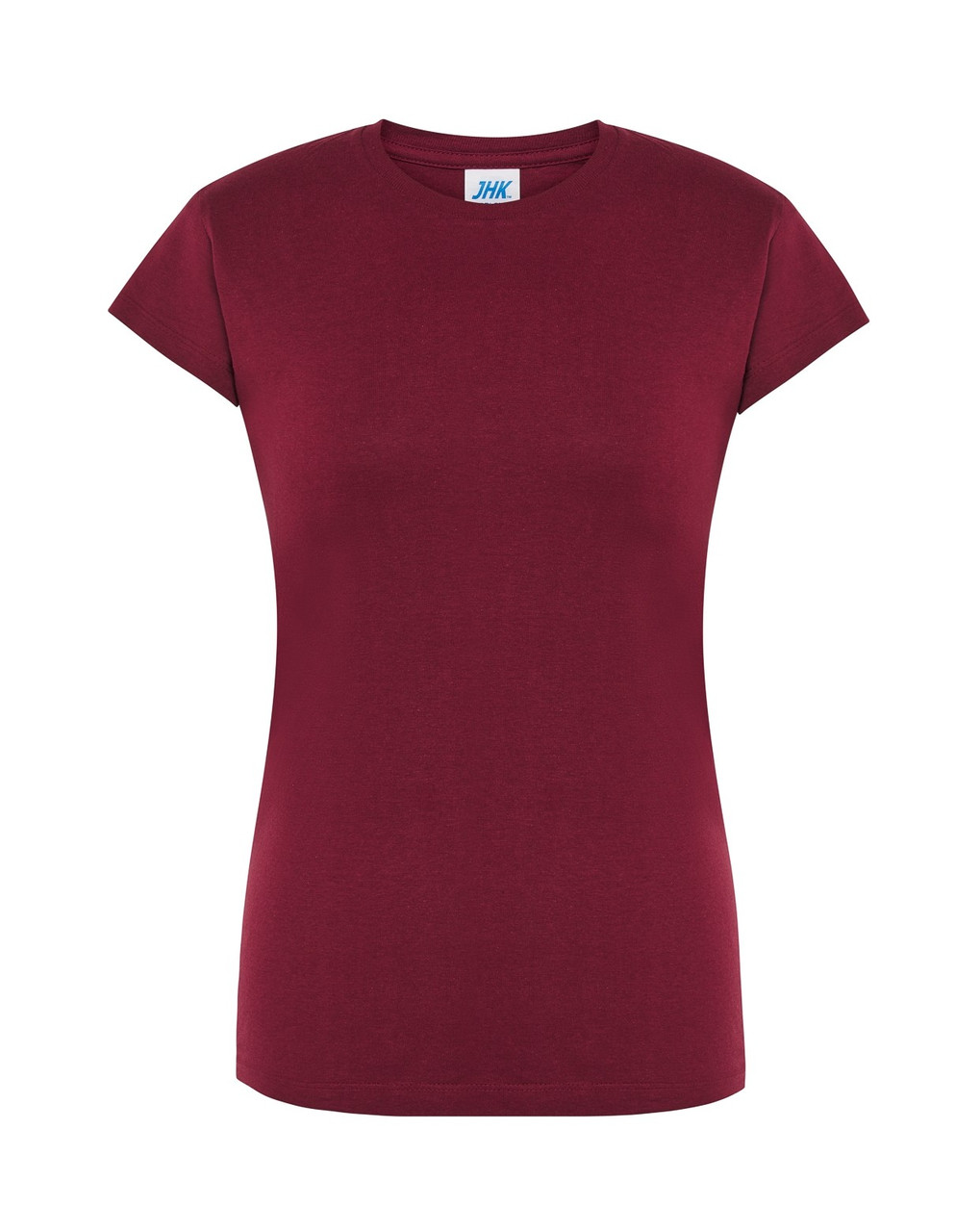 Футболка жіноча бордова з круглим вирізом JHK - BUTSRLCMF
