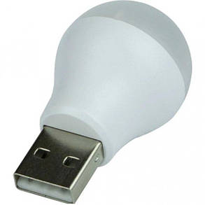 Лампочка XO Y1 LED USB біла White Light, фото 2