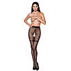 Колготки з відкритим доступом чорні passion tiopen 011 5 20 den з контрастними шортиками Talla, фото 3