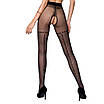 Колготки з відкритим доступом чорні passion tiopen 014 3/4 20 den імітація панчіх Talla, фото 2