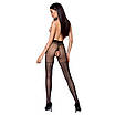 Колготки з відкритим доступом чорні passion tiopen 014 3/4 20 den імітація панчіх Talla, фото 4