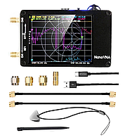 Широкополосный приемник NanoVNA-H v3.6, 10кГц-1,5ГГц SDR MF HF VHF UHF, HW, сенсорный экран 2,8"