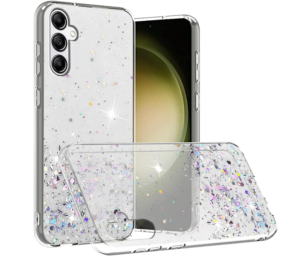 Блискучий чохол з срібною фольгою Samsung Galaxy A24 4G (SM-A245F) / A25 4G / M34 5G (SM-M346B)