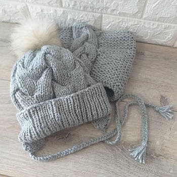 Дитячі комплекти шарф-шапка-рукавички