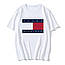 Чоловіча футболка Tommy Hilfiger модна стильна повсякденна котон, біла, чорна, розмір S, M, L, XL, XXL, фото 10