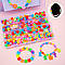 Дитячий набір для творчості, набір для браслетів з намистин, Різнокольоровий, 24 комірки з аксесуарами, фото 3