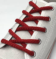 Шнурки для взуття круглі 100см (5мм) Червоний