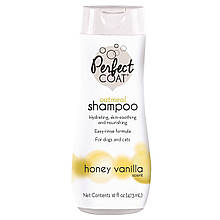 Шампунь 8in1 Perfect Coat Natural Oatmeal для собак і котів, з екстрактом вівсяної муки, з медово-ванільним ароматом, 473 мл