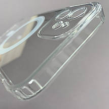 Чохол для Apple iPhone 12 чохол із MagSafe із захистом камери на телефон айфон 12 прозорий n3h, фото 5