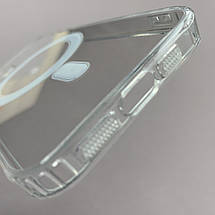 Чохол для Apple iPhone 12 чохол із MagSafe із захистом камери на телефон айфон 12 прозорий n3h, фото 4