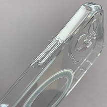 Чохол для Apple iPhone 12 чохол із MagSafe із захистом камери на телефон айфон 12 прозорий n3h, фото 3