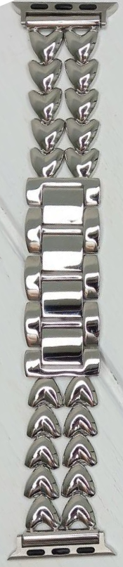 Ремінець для Apple Watch Metal Love Silver • 38/40/41mm.