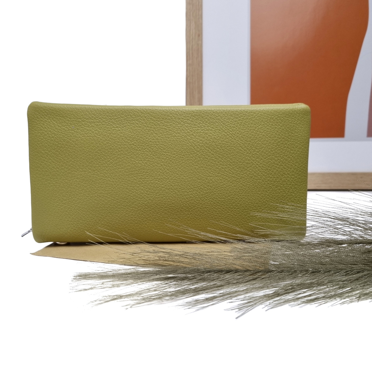 Жіночий гаманець на блискавці жовтий Арт.C-8996 yellow Saralyn (54)