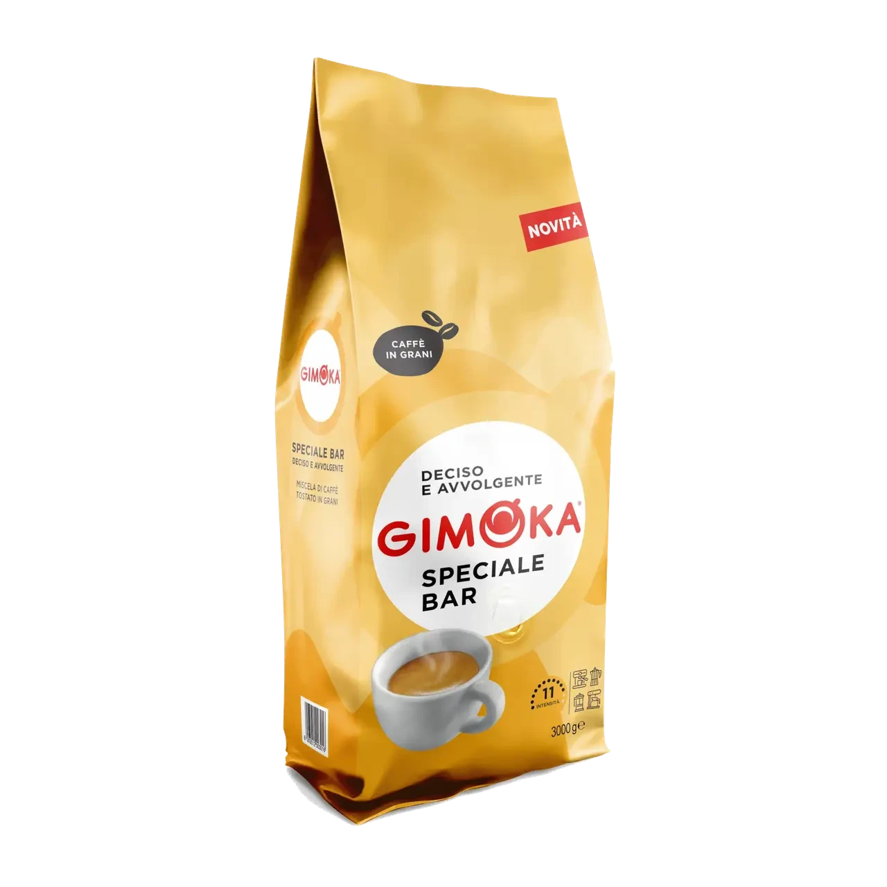 Кава в зернах Gimoka Speciale Bar 3кг Італія Джимока Золота Велика пачка