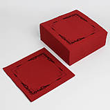 Серветки паперові з логотипом 40*40 см Серветки для ресторанів 10 шт, фото 5