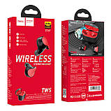 Бездротові навушники Hoco ES47 black для телефона смартфона iOS Android, фото 4