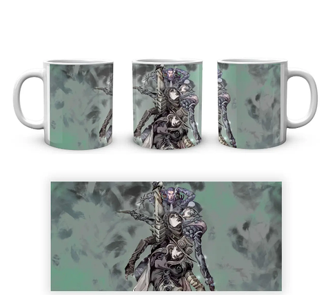 Чашка біла керамічна з принтом Gee! JoJo's Bizarre Adventure Неймовірні пригоди Джоджо год ABC, фото 1