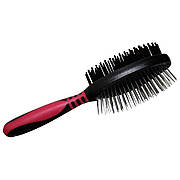 Гребінець-щітка для котів та собак Croci двостороння середня 6 х 20.5 см (C6067420)