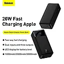 Повербанк Power Bank Baseus Bipow Digital Display 30000mAh 20W Black, фото 8