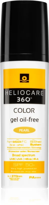 Сонцезахисний гель з тоном на водній основі SPF50+ Gel Oil-Free Heliocare 360º 50 мл