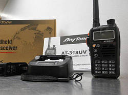Портативна радіостанція AnyTone AT-318UV чорна 200 каналів