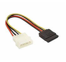 Перехідник живлення Molex - SATA (M) Cablexpert CC-SATA-PS кабель 0,15 м новий