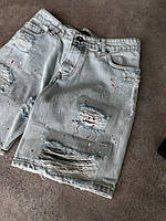 Мужские стильные джинсовые шорты (Высокое качество)