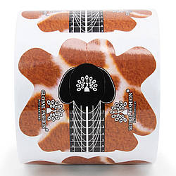 Форми для нігтів Global Fashion, 300 штук, жираф