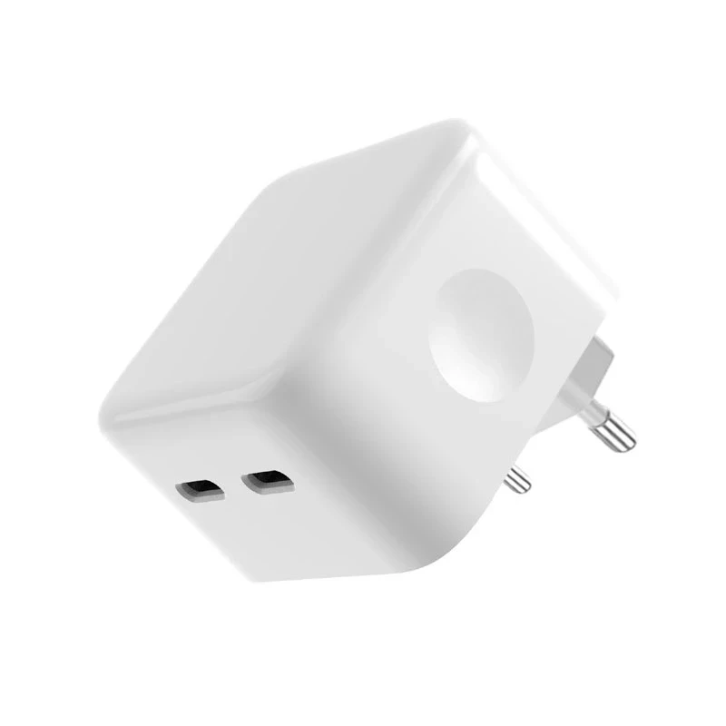 Компактний адаптер живлення Dual USB-C Port 35W