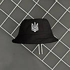 Панама патріотична I'm Ukrainian котонова чоловіча жіноча Панамка біла, фото 5