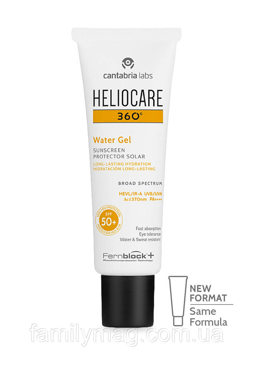 Сонцезахисний зволожувальний гель SPF 50+ Heliocare 360o Cantabria 50 мл