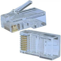 Штекер 8р8с RJ-45, Middle quality, упаковка 100шт/1уп.