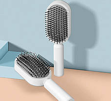 Гребінець для волосся, Самоочисна щітка для волосся, Масажний гребінець для шкіри голови, Масажний гребінець для шкіри голови, фото 2