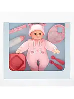 Кукла John Lewis Baby doll bumper case в розовом костюме