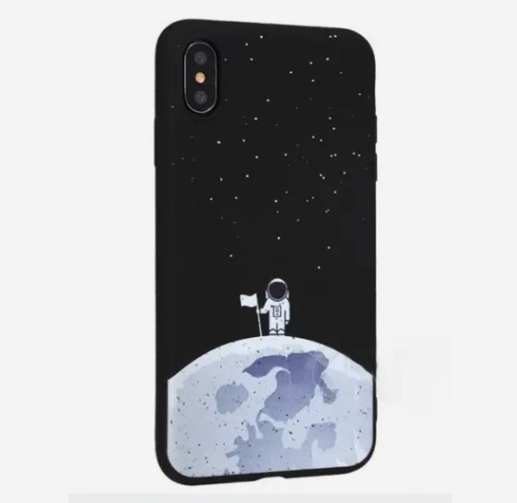 Чохол накладка Bright Style Matte Silicone Case для iPhone Xs Max Cosmo, фото 1