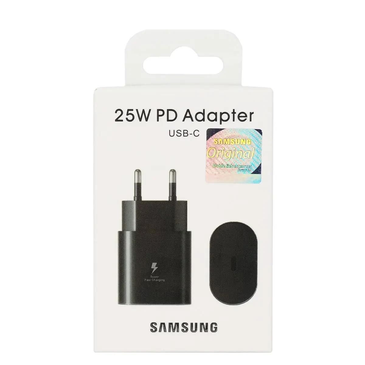 Мережевий зарядний пристрій для Samsung USB-C 25W Швидка зарядка