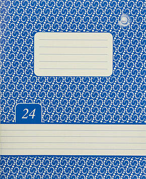 Зошит 24арк. лін. фон. обкл. "Перлина"/Тетрада/(20)(480)