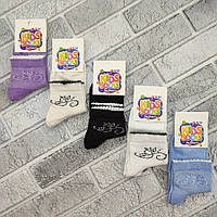 Шкарпетки дитячі середні літо сітка р.9-10 років асорти малюнок KIDS SOCKS by DUKAT 30037814