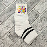 Шкарпетки дитячі середні літо сітка р.7-8 років асорті смужка KIDS SOCKS by DUKAT 30037815, фото 3