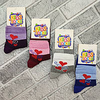 Шкарпетки дитячі середні літо сітка р.7-8 років асорті серця KIDS SOCKS by DUKAT 30037810